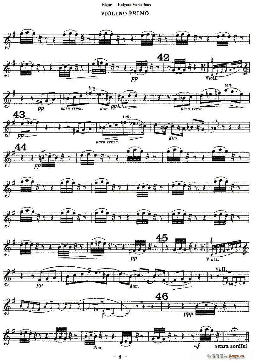 Edward Elgar Enigma Variations(十字及以上)8