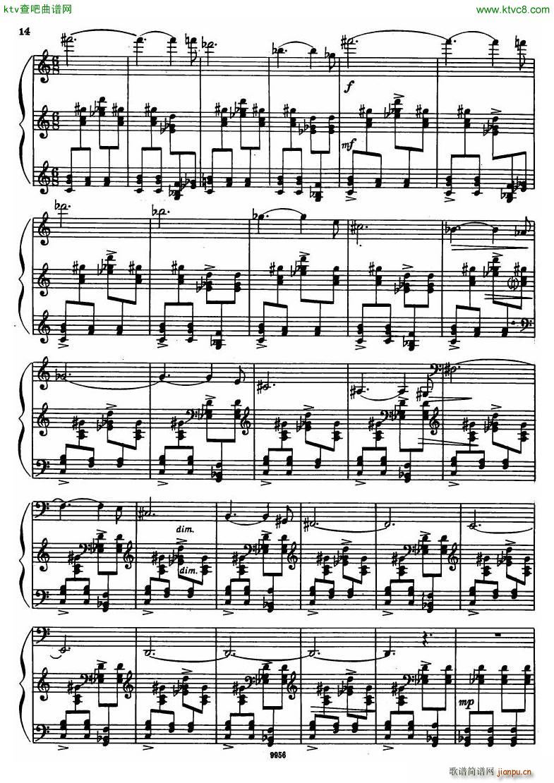 chudova toccata(钢琴谱)3