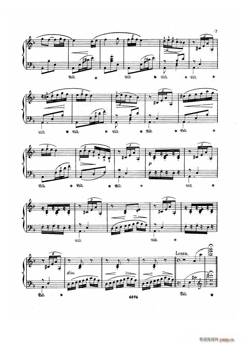 Albeniz op 71 no 6 op 71 no 6(十字及以上)8