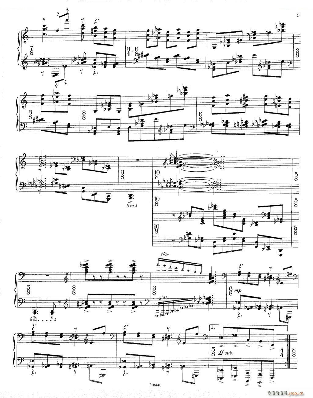 Ginastera Sonata No 3 Sonata No 3(十字及以上)3