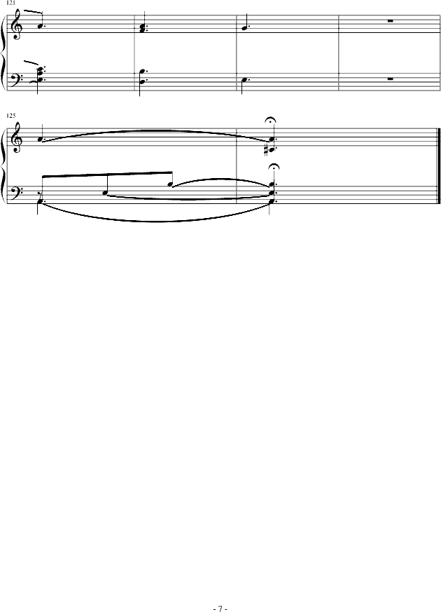 眠歌(钢琴谱)7
