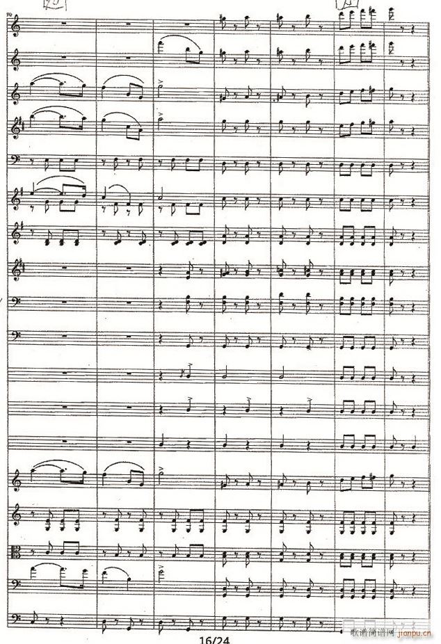 thunder ane Lighting16(总谱)1