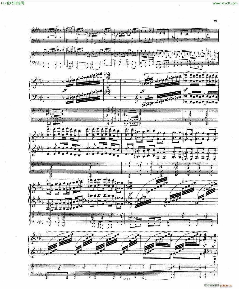 Fuchs Piano concerto Op 27 I(钢琴谱)19
