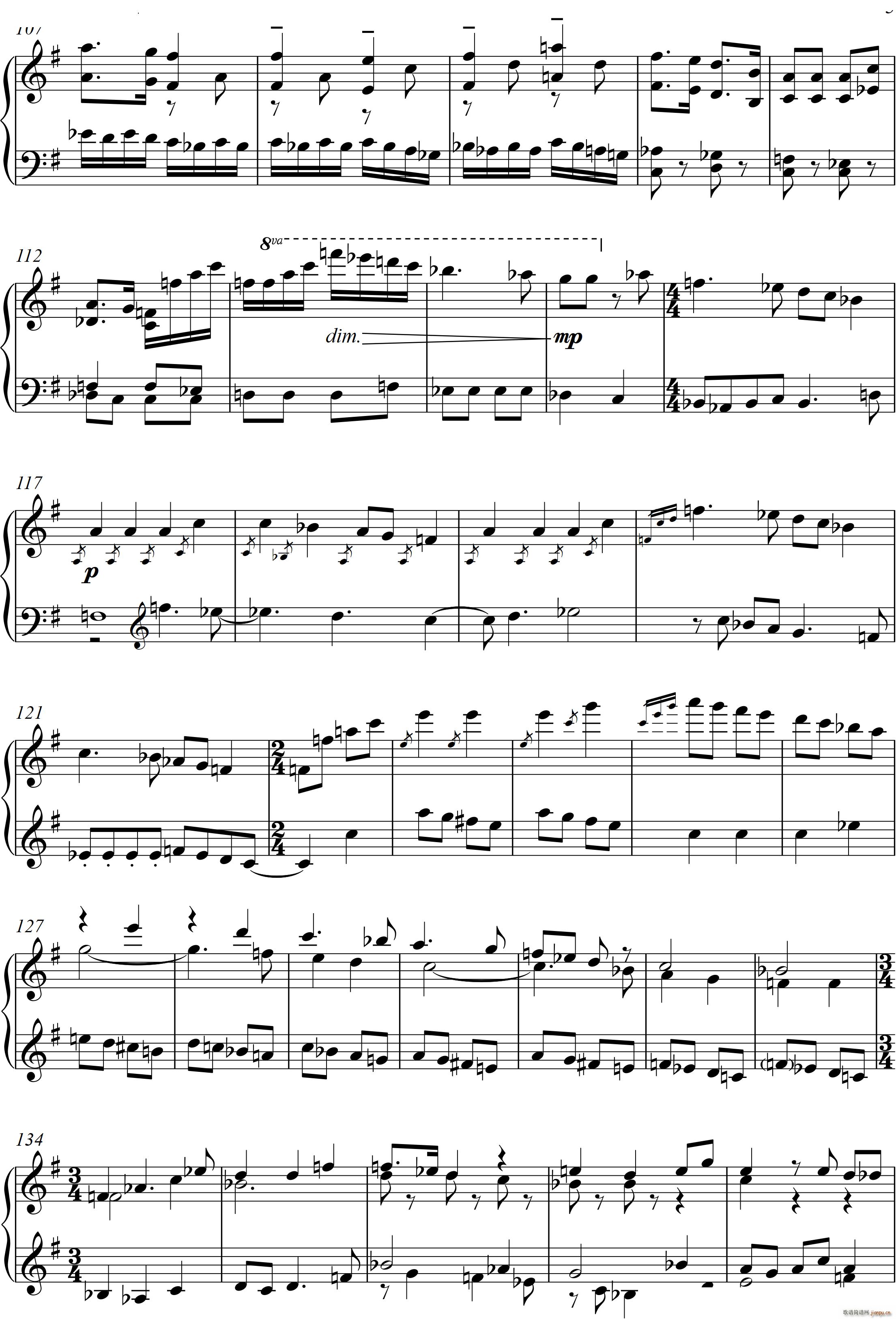 第22钢琴奏鸣曲 信仰 Piano Sonata No`22四个乐章(钢琴谱)32