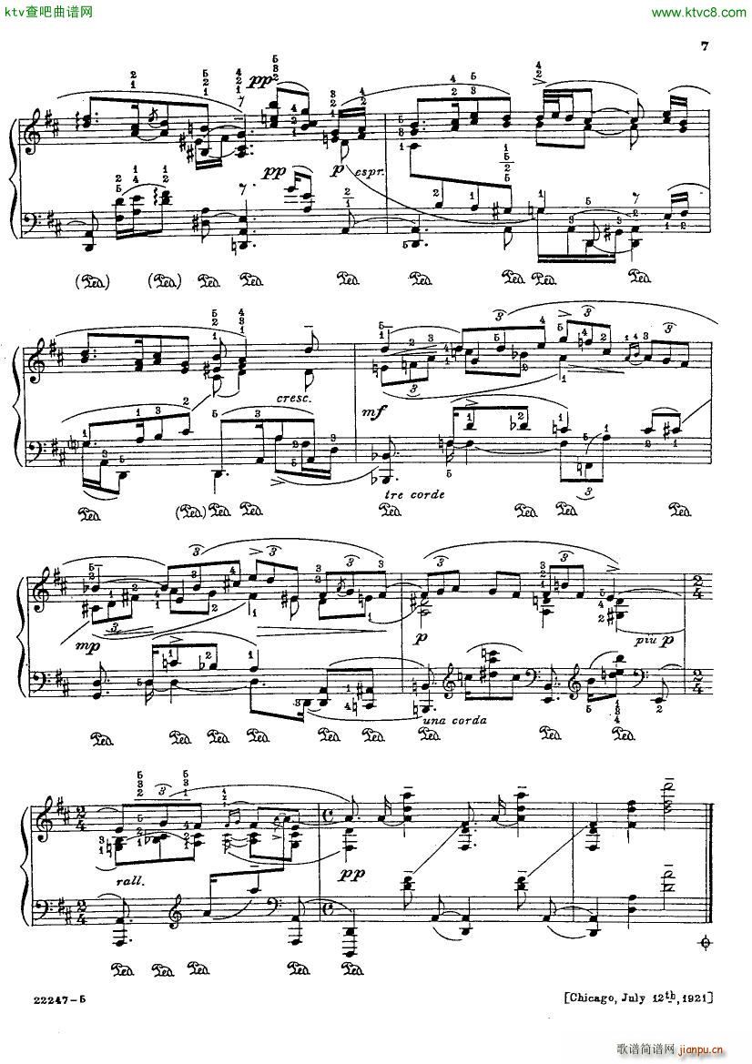 Albeniz Godowsky Tango(钢琴谱)6