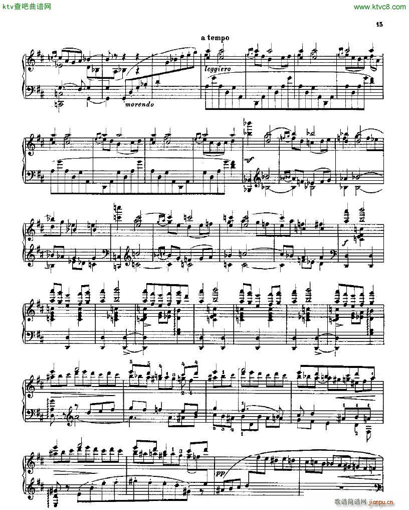 Balakirev Piano Sonata In B Flat Minor(钢琴谱)14