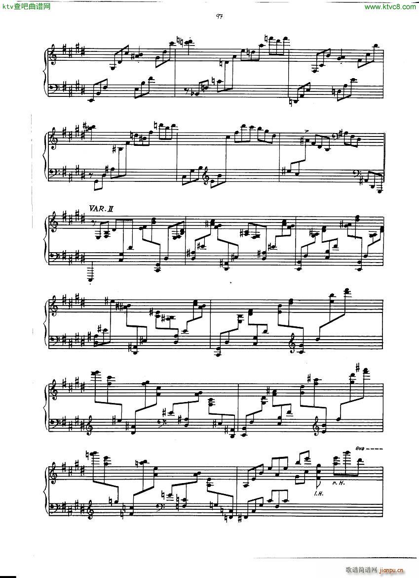 Gulda Variations(钢琴谱)5