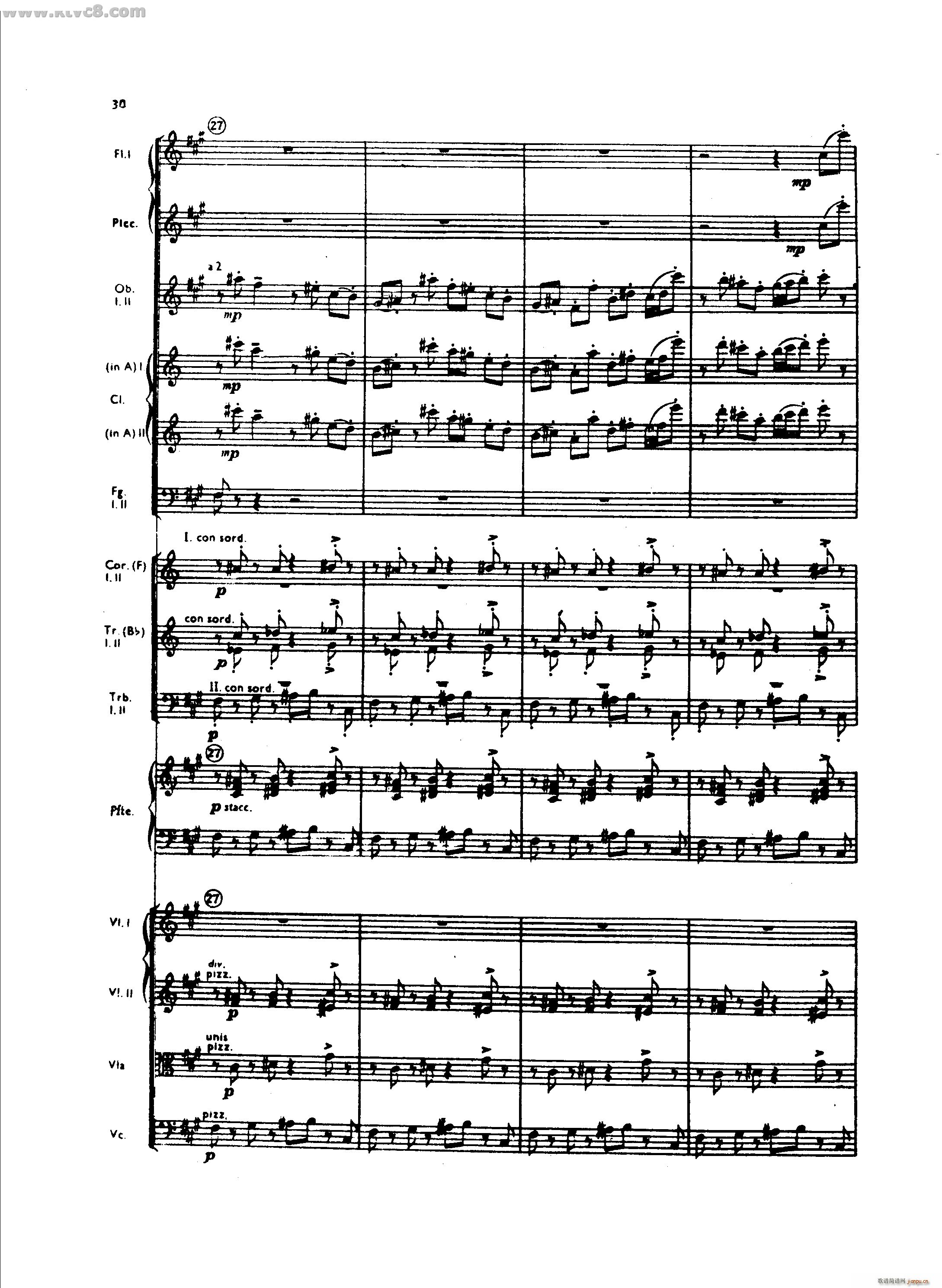 阿巴拉契亚山区的春天 第一部分(总谱)30