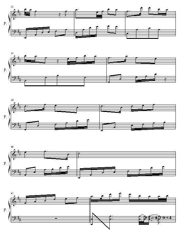 岁晓(钢琴谱)3