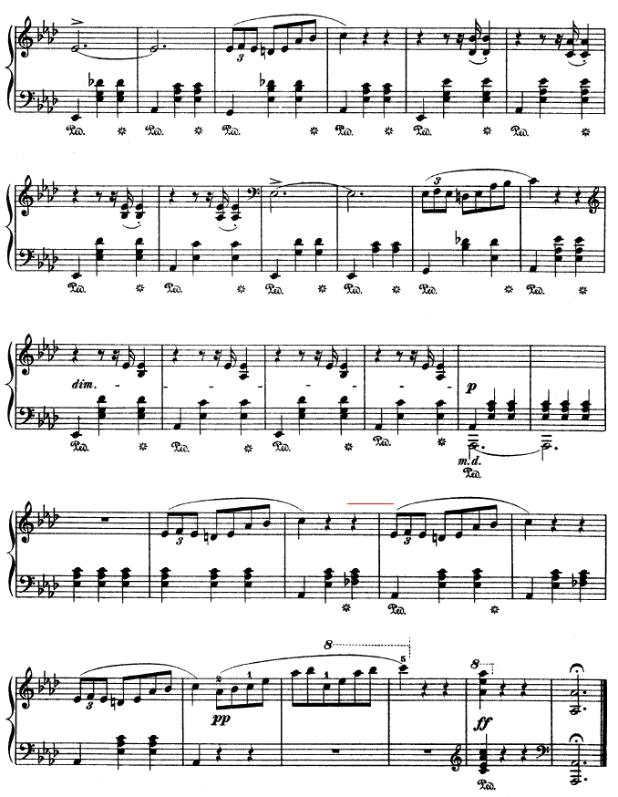 钢琴圆舞曲34-1(钢琴谱)9