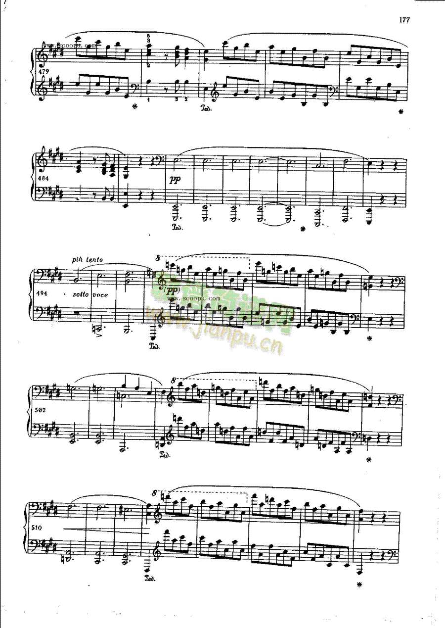 谐谑曲OP.39键盘类钢琴(其他乐谱)12