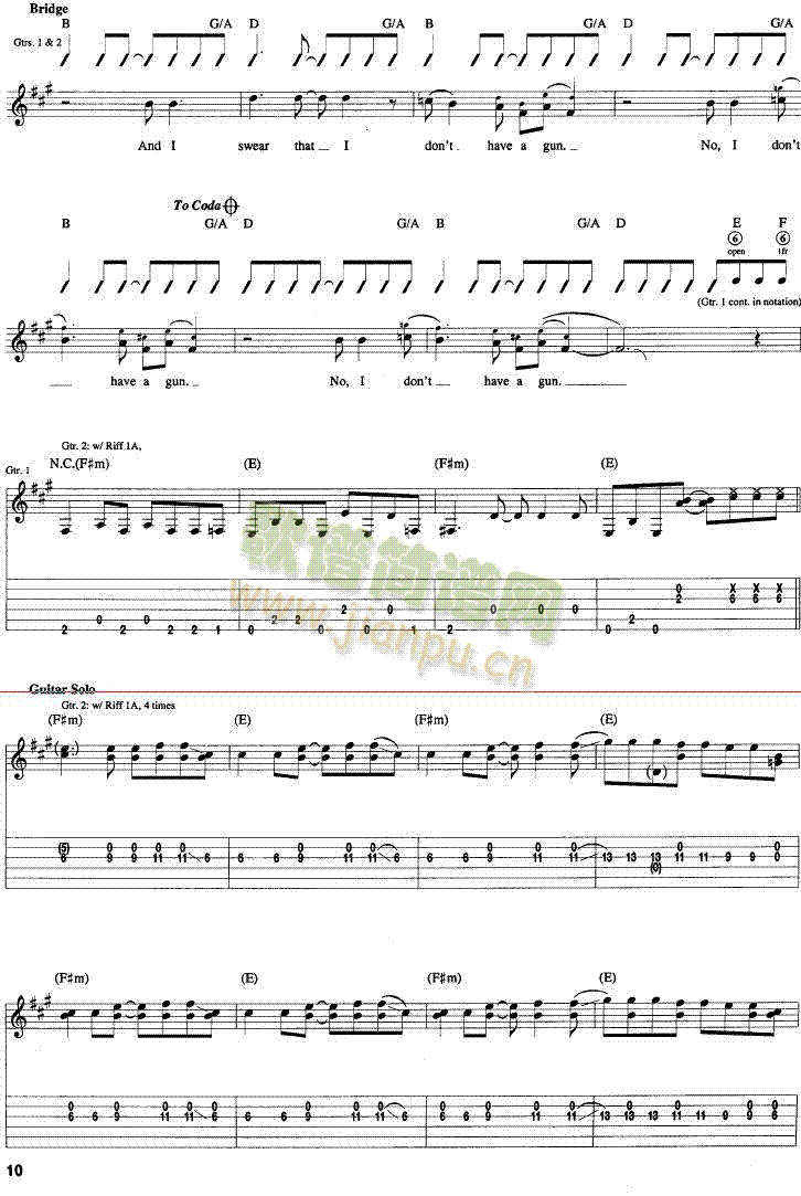 ComeAsYouAre-Nirvana(吉他谱)3