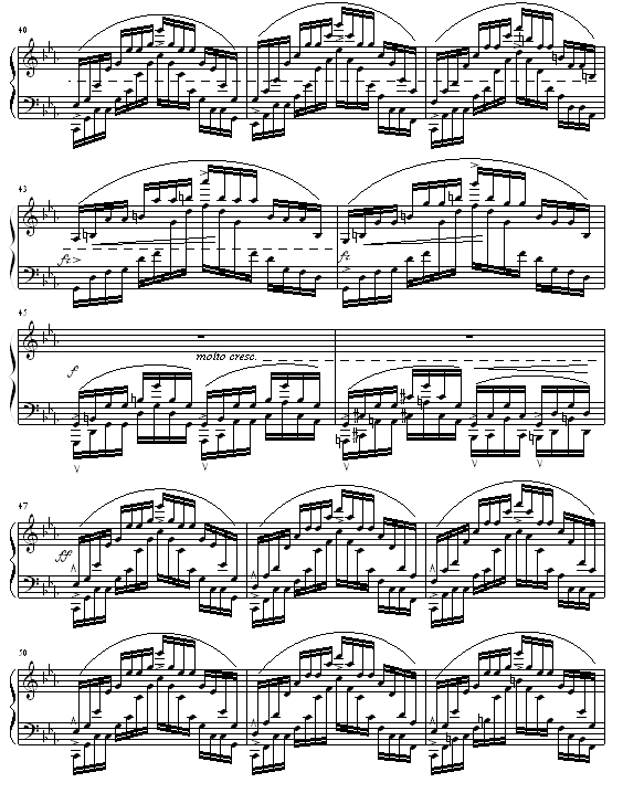 琶音练习曲(钢琴谱)5