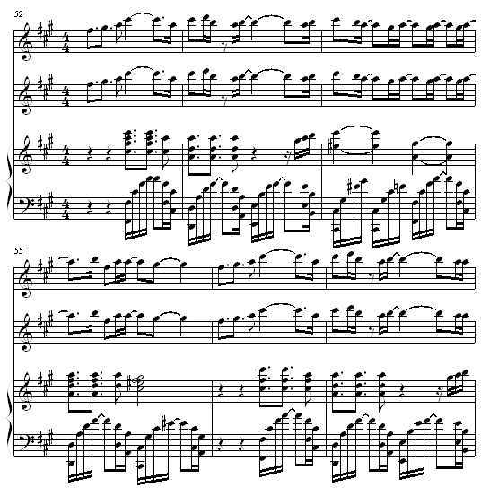 Justonelastdance(钢琴谱)8