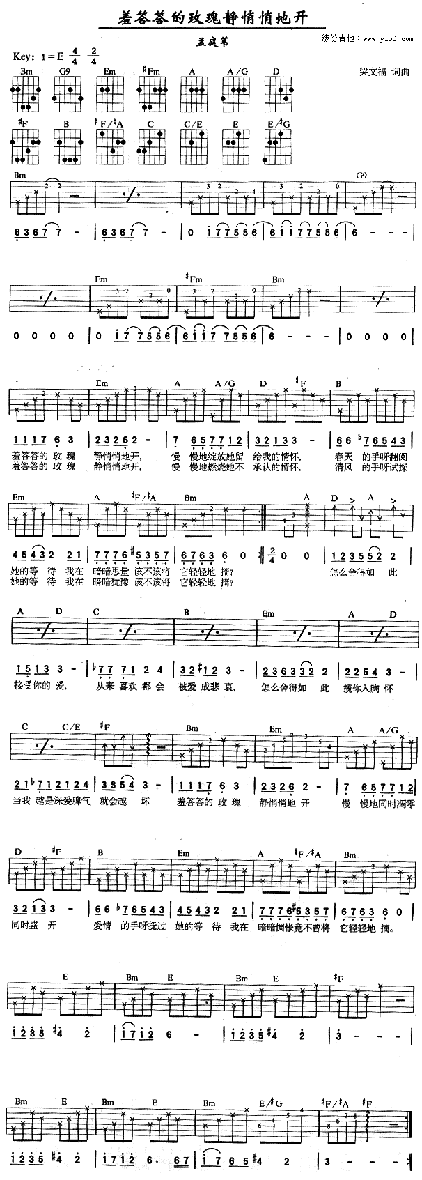 羞答答的玫瑰静悄悄地开(十字及以上)1