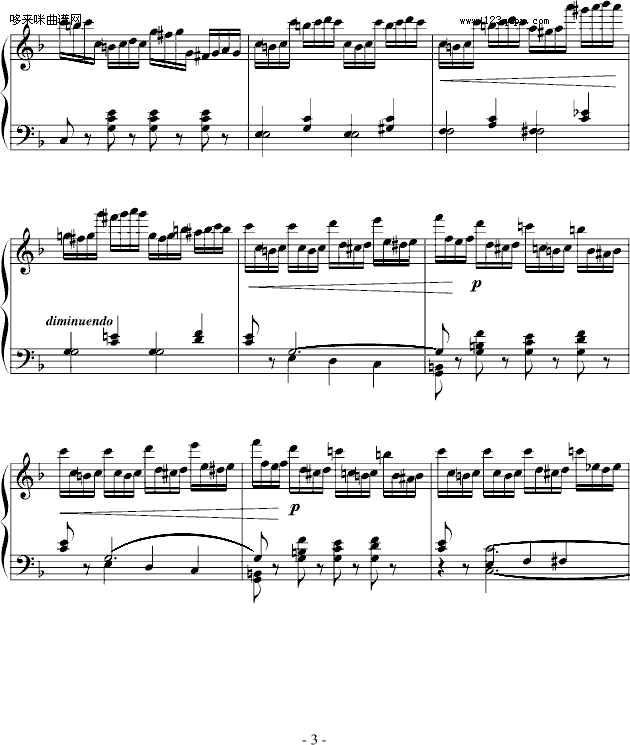 车尔尼740-车尔尼(钢琴谱)3