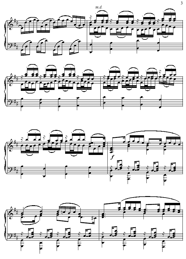 D大调卡农-CannonD(钢琴谱)3