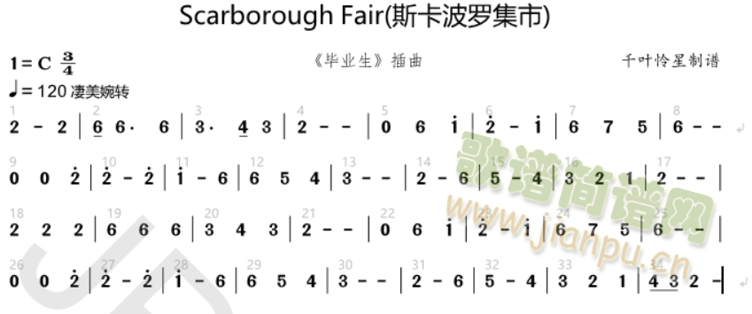 scarborough fair(十字及以上)1