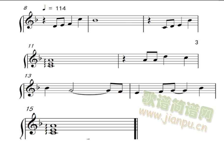 克了(二字歌谱)1